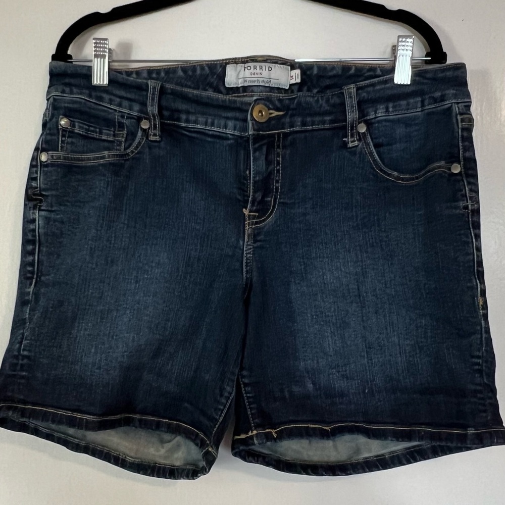 Torrid Denim Mid Rise Jean Short